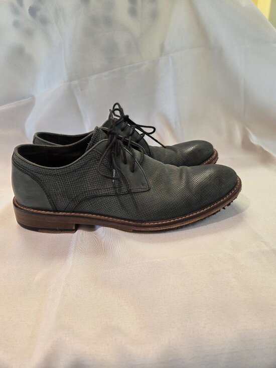 Mens John Varvatos Blue Dress/Casual Leather Shoes